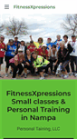 Mobile Screenshot of fitnessxpressions.com